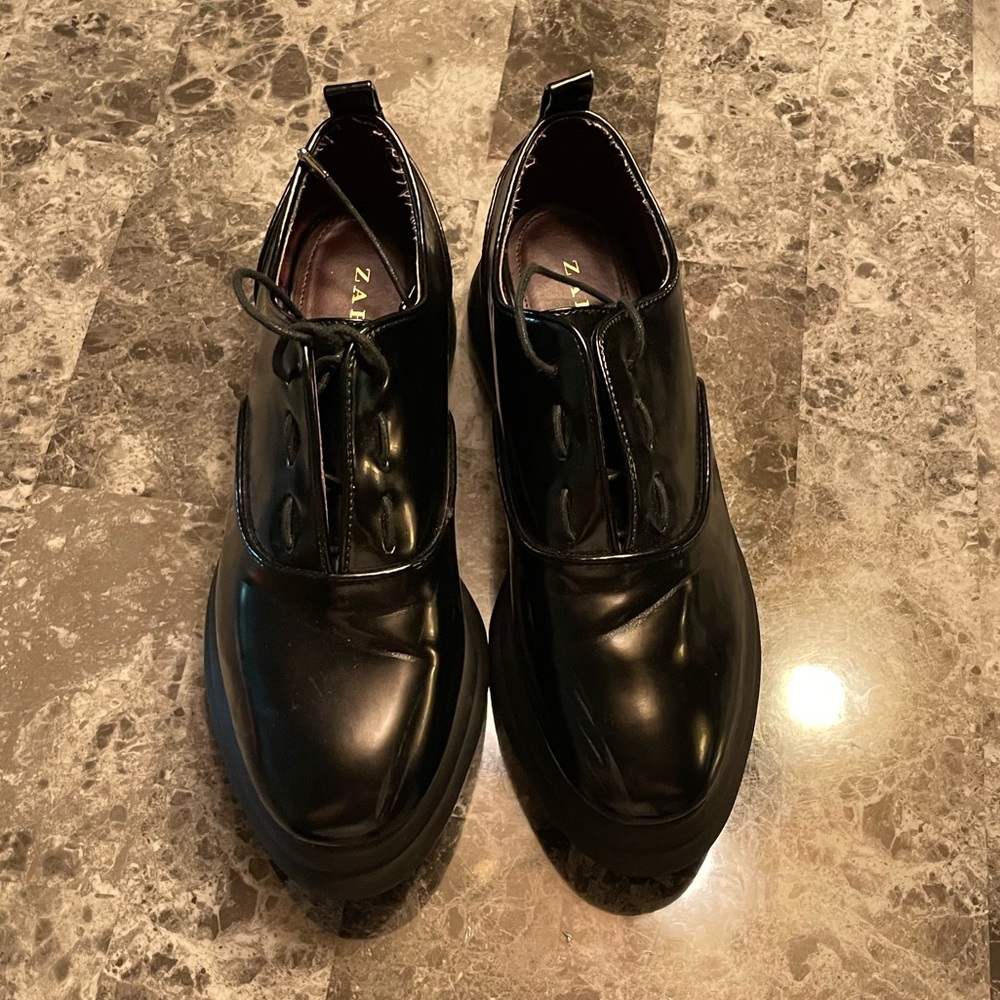Zara Platform Loafers